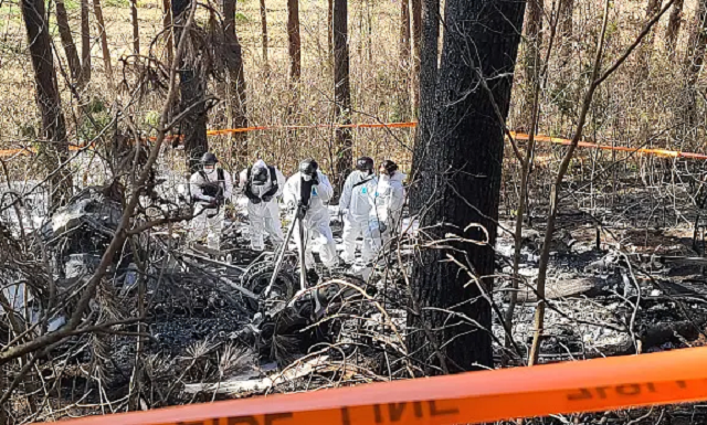 韩国一直升机坠入山林起火 已致5死