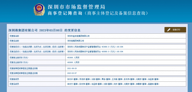 盐田港集团更名深圳港 服务深圳全球海洋中心城市