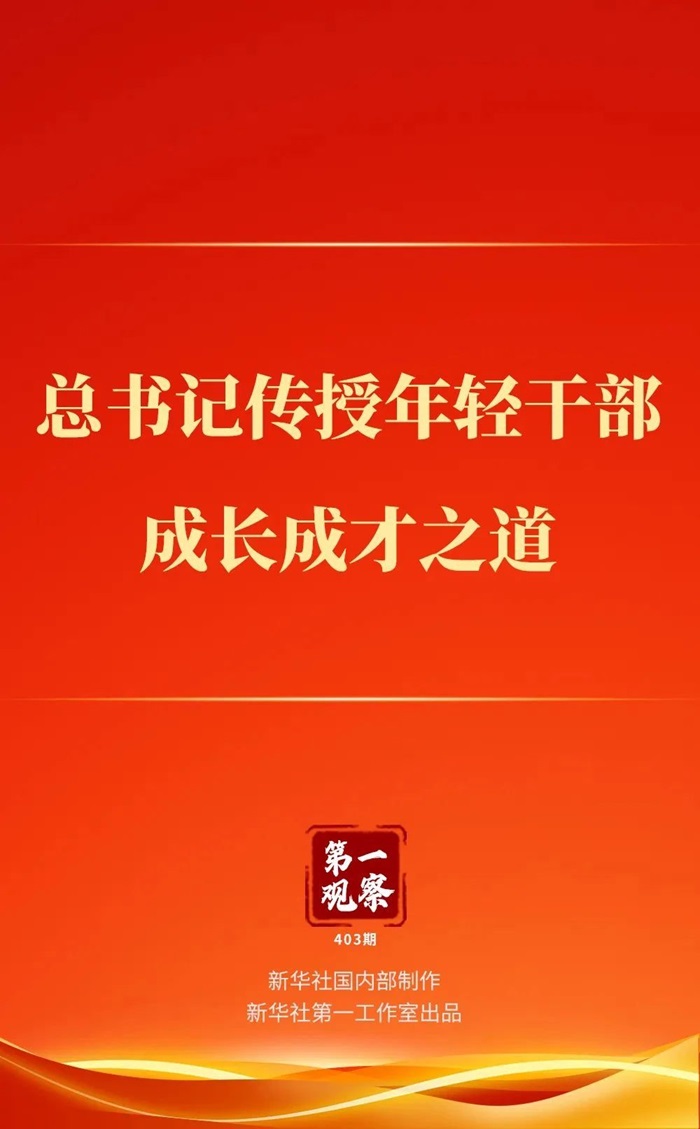总书记传授年轻干部成长成才之道